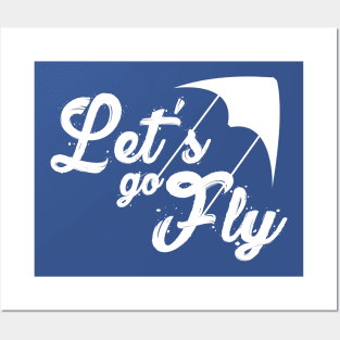 Let's Go Fly - Stunt Kite Flying Posters and Art